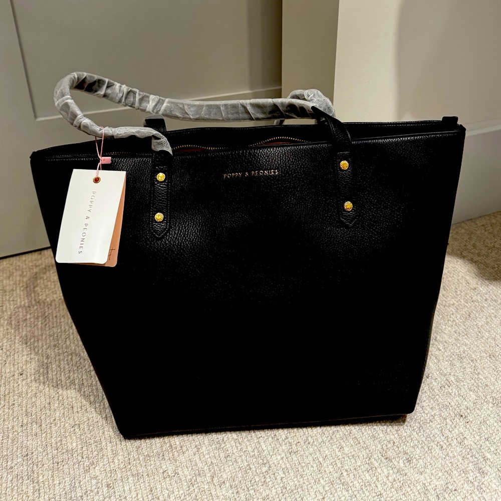 Poppy and Peonies Go Getter Tote